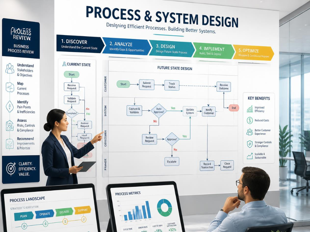 Process and System Design Services: Build Better, Simpler, and More Efficient Business Processes